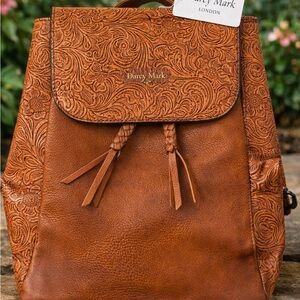 Brown Leather Backpack